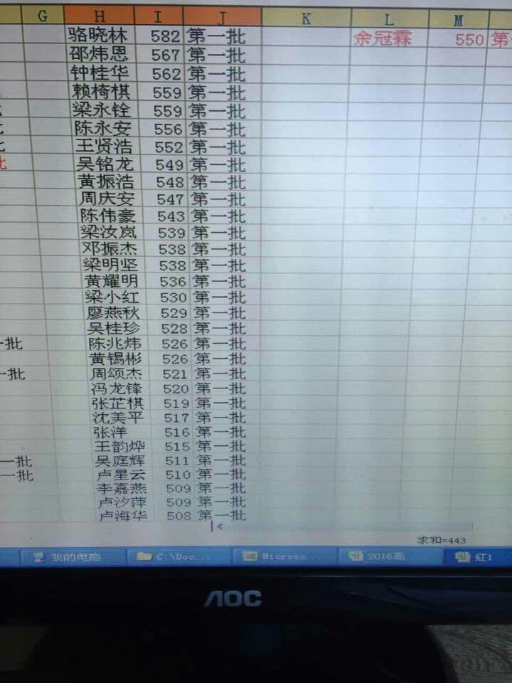 查分日