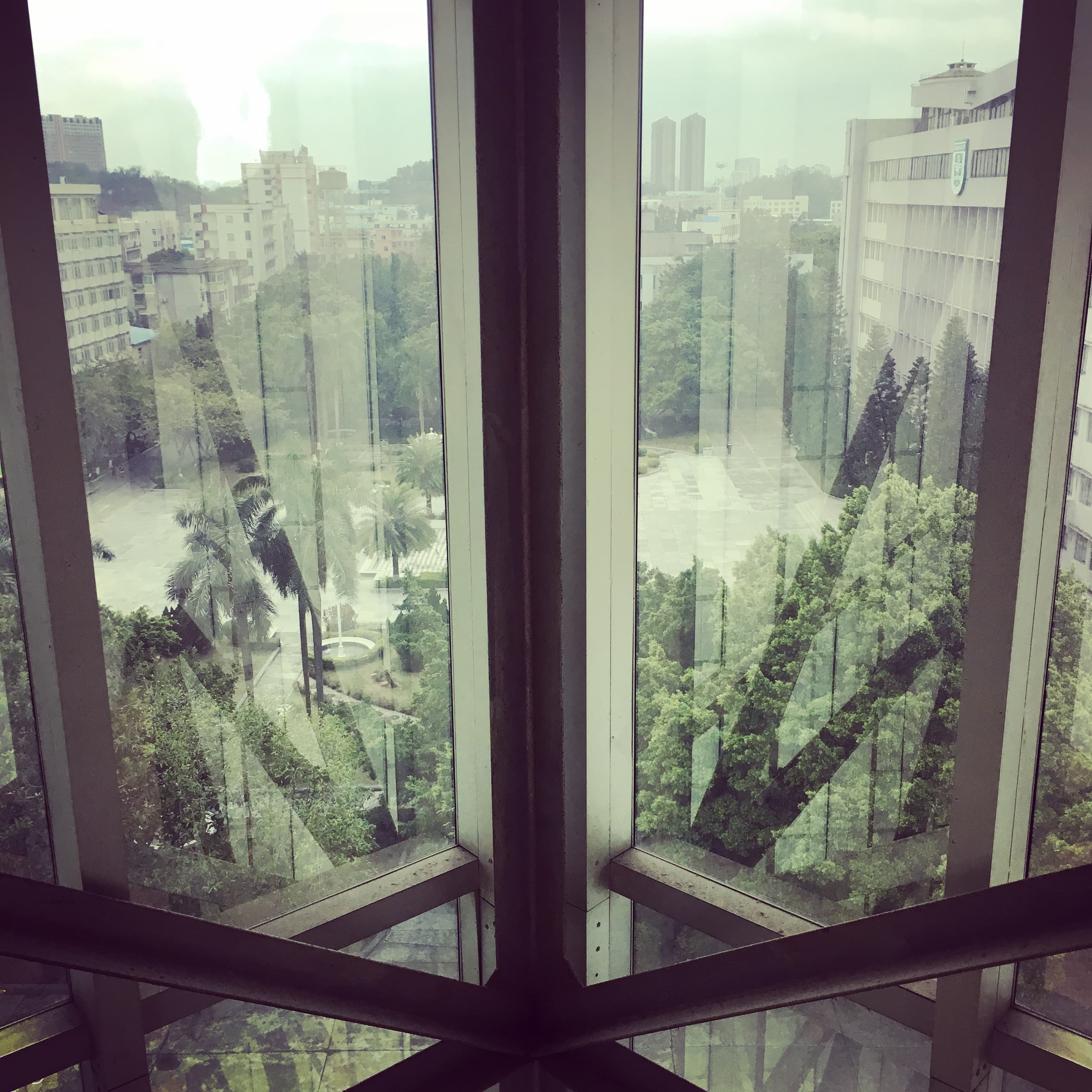 实验楼的风景